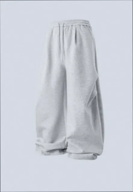 Relaxed Light-grey Trousers style reference