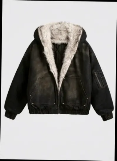 Plush-collar Casual Jacket style reference