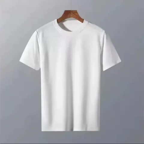 Classic White Crew-neck T-shirt style reference